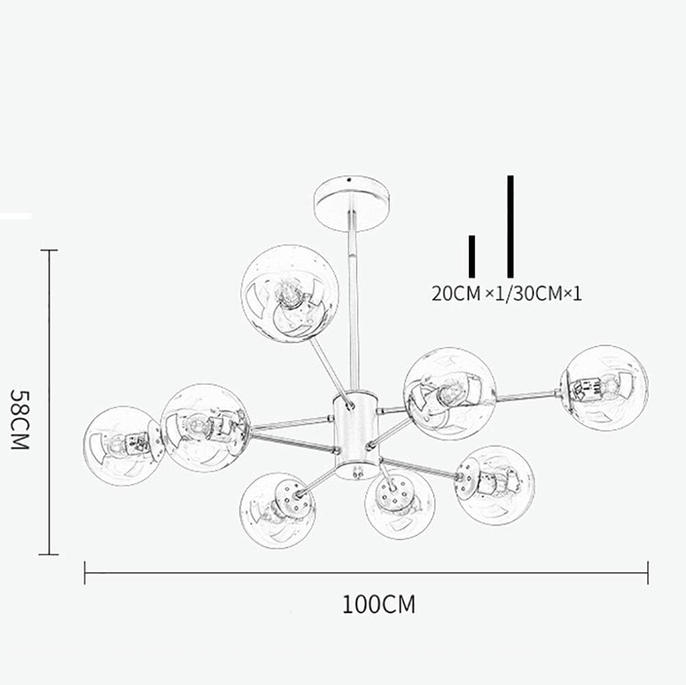 Monochrome Elegance Chandelier – Geometric Crystals & Chic