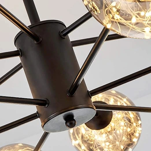 B&B Modern 16 Glass Chandelier - Bliss and Birch