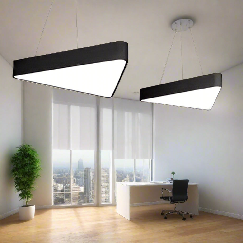 B&B TriLux – Modern Triangle LED Pendant Light