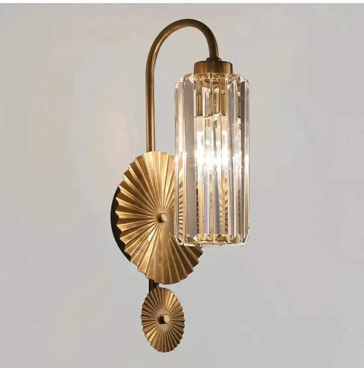 B&B Vintage Crystal Led Wall Lights