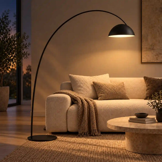 Bliss & Birch Large Arc Dome Floor Lamp
