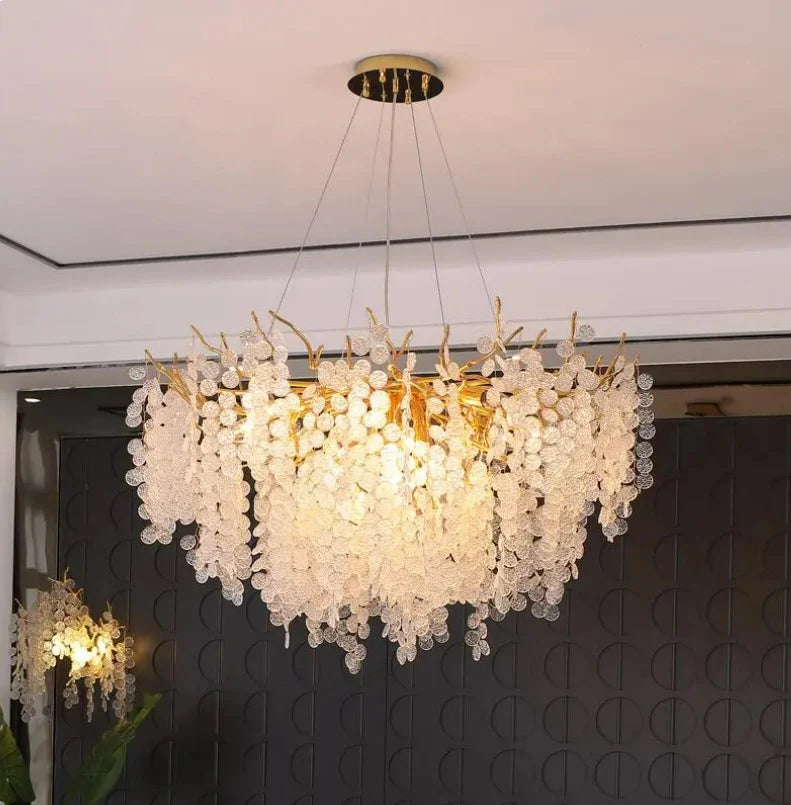 B&B Elegant French Crystal Chandelier - Bliss and Birch