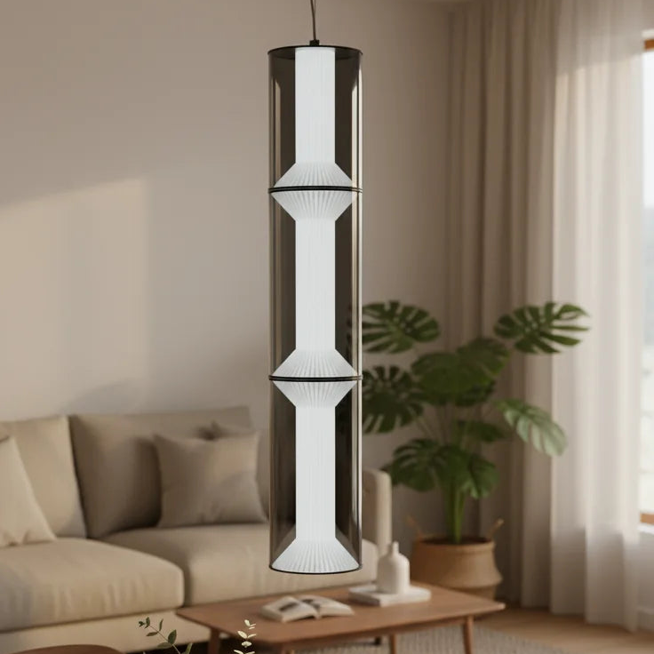 B&B Lumos Cylora Glass Pendant Light | Minimal Modern Design