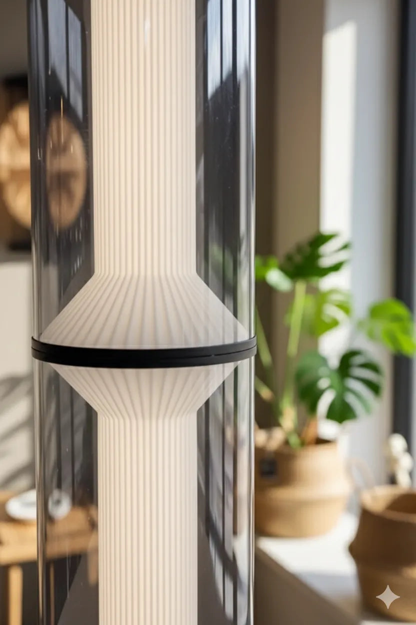 B&B Lumos Cylora Glass Pendant Light | Minimal Modern Design