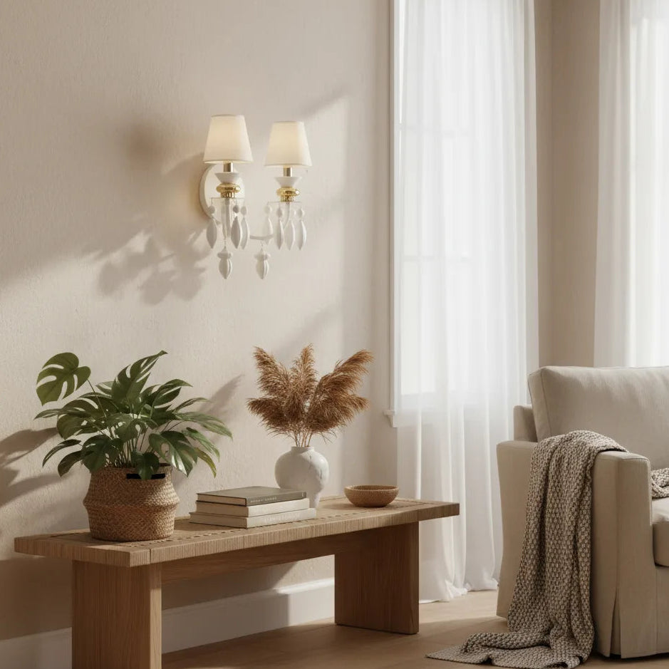 B&B Celeste Classic Dual Arm Wall Light | Bliss and Birch