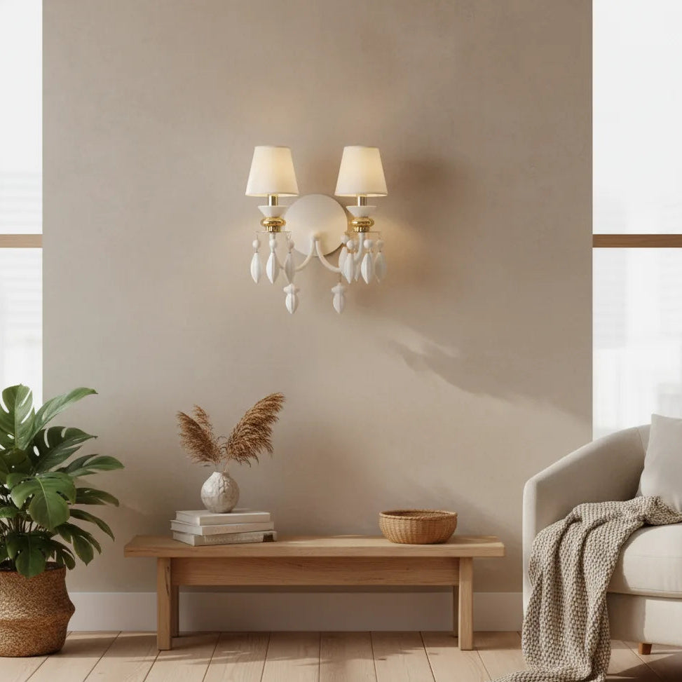 B&B Celeste Classic Dual Arm Wall Light | Bliss and Birch