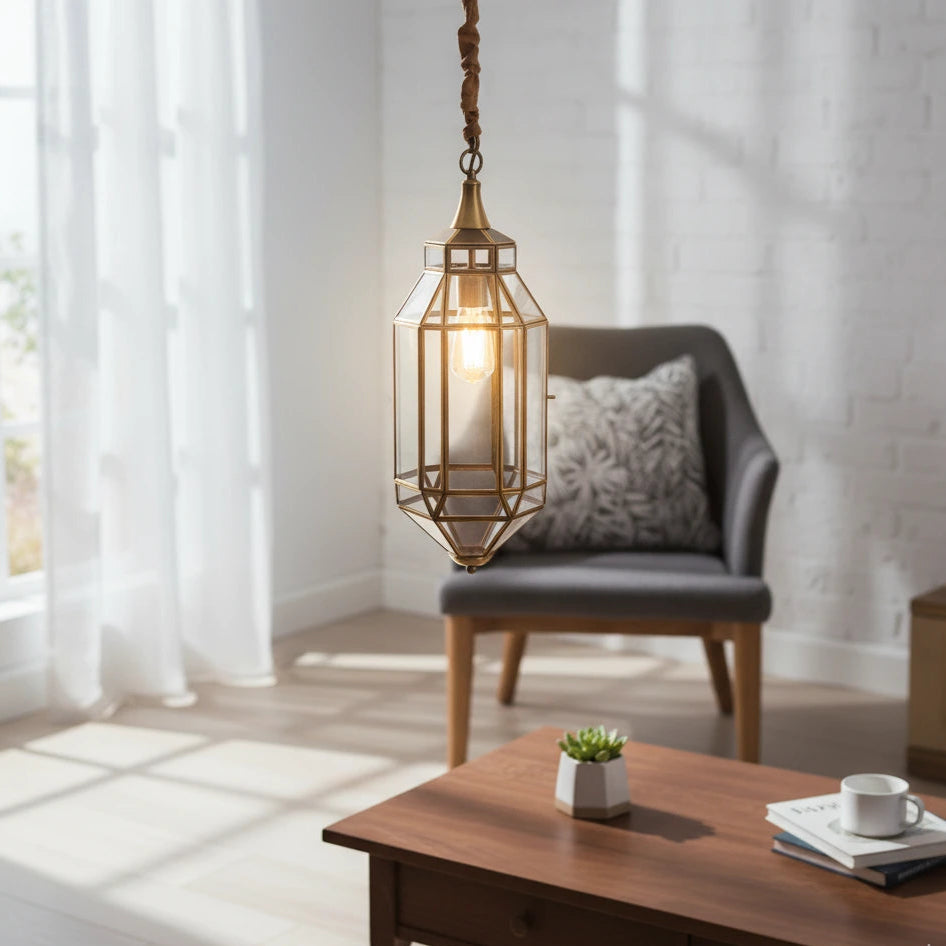 B&B Foyer Lantern Pendant Hanging Light - Bliss and Birch