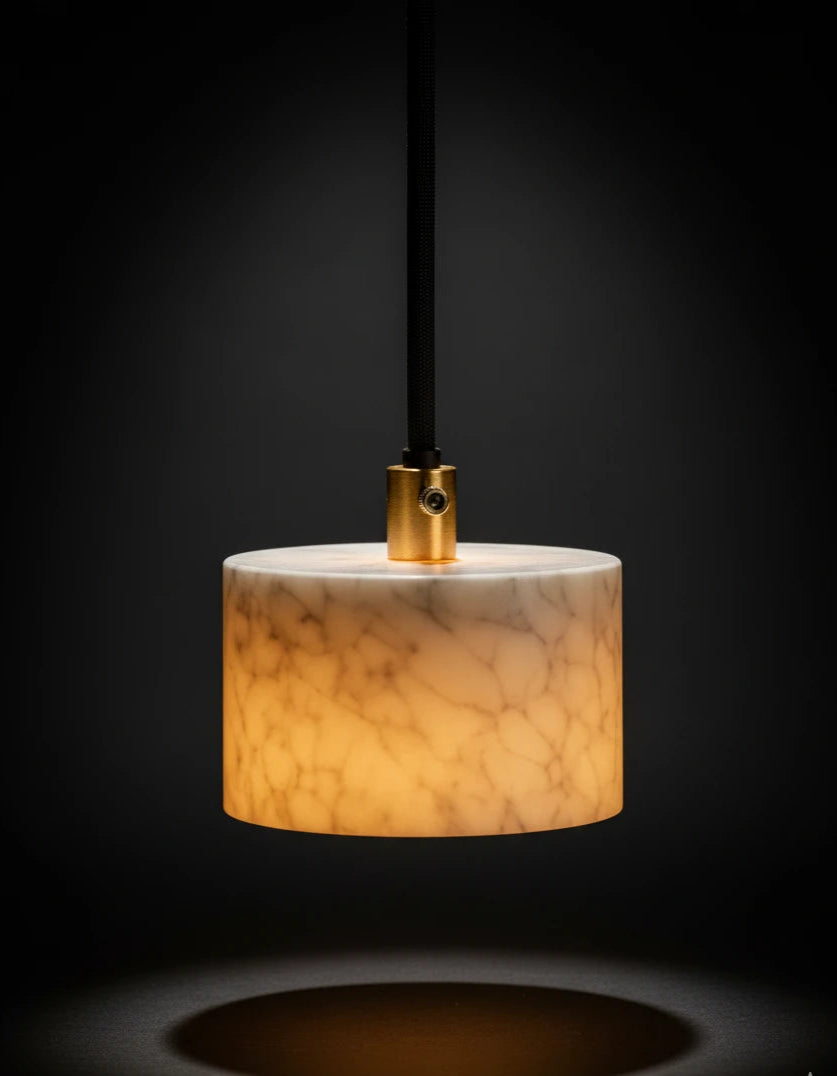 B&B Marble Aura Round Pendant Light