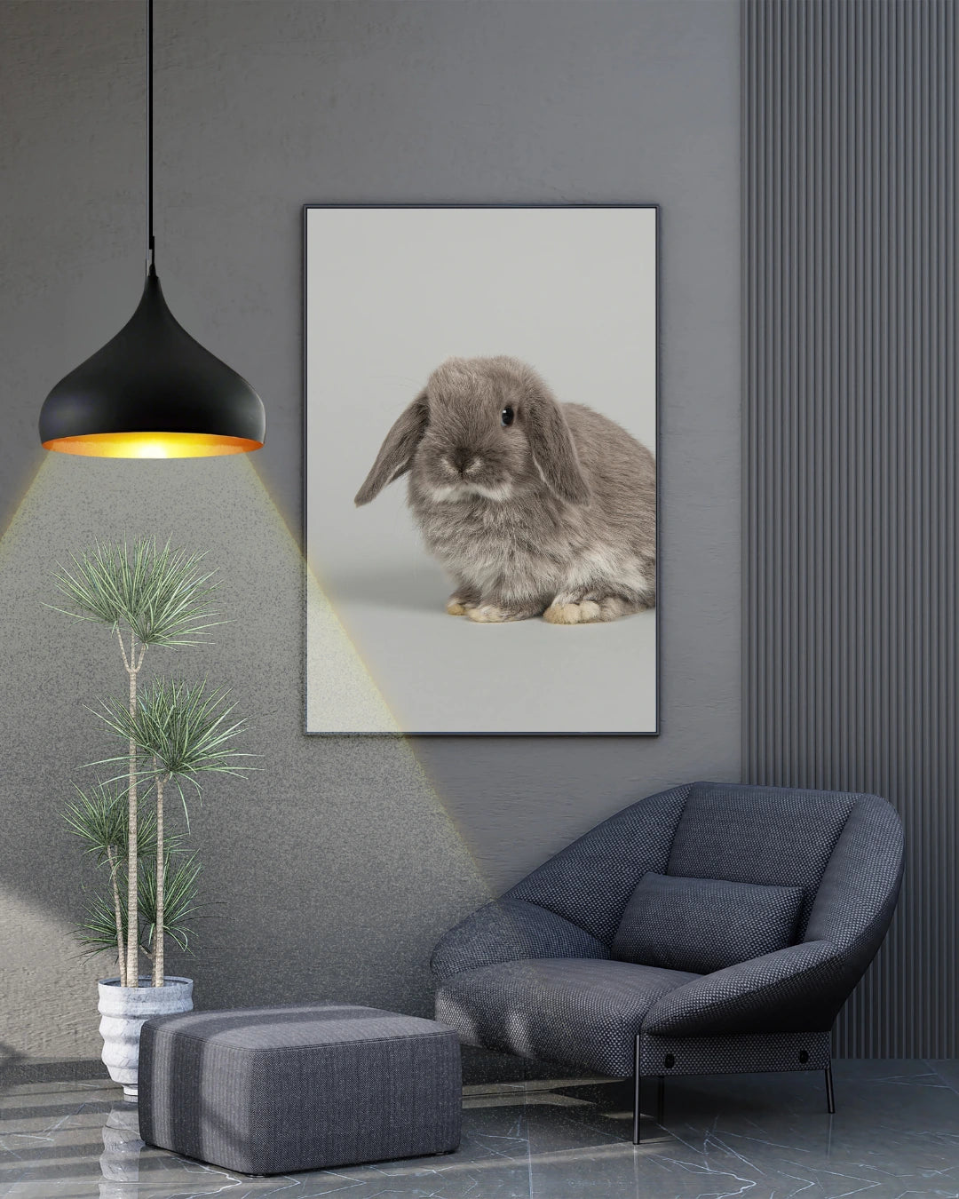 B&B Noir Ember Pendant (Pack of 4)