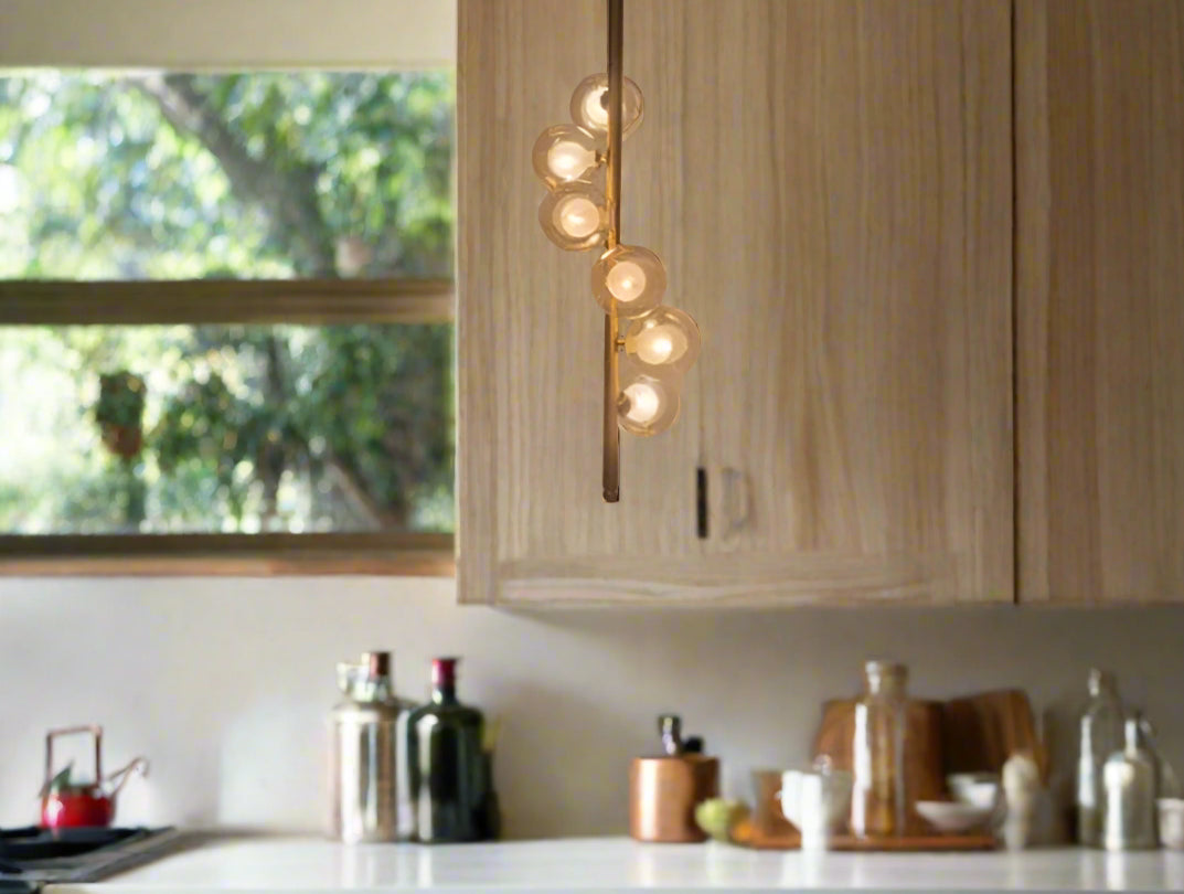 B&B Lumine Spiral Drop Chandelier