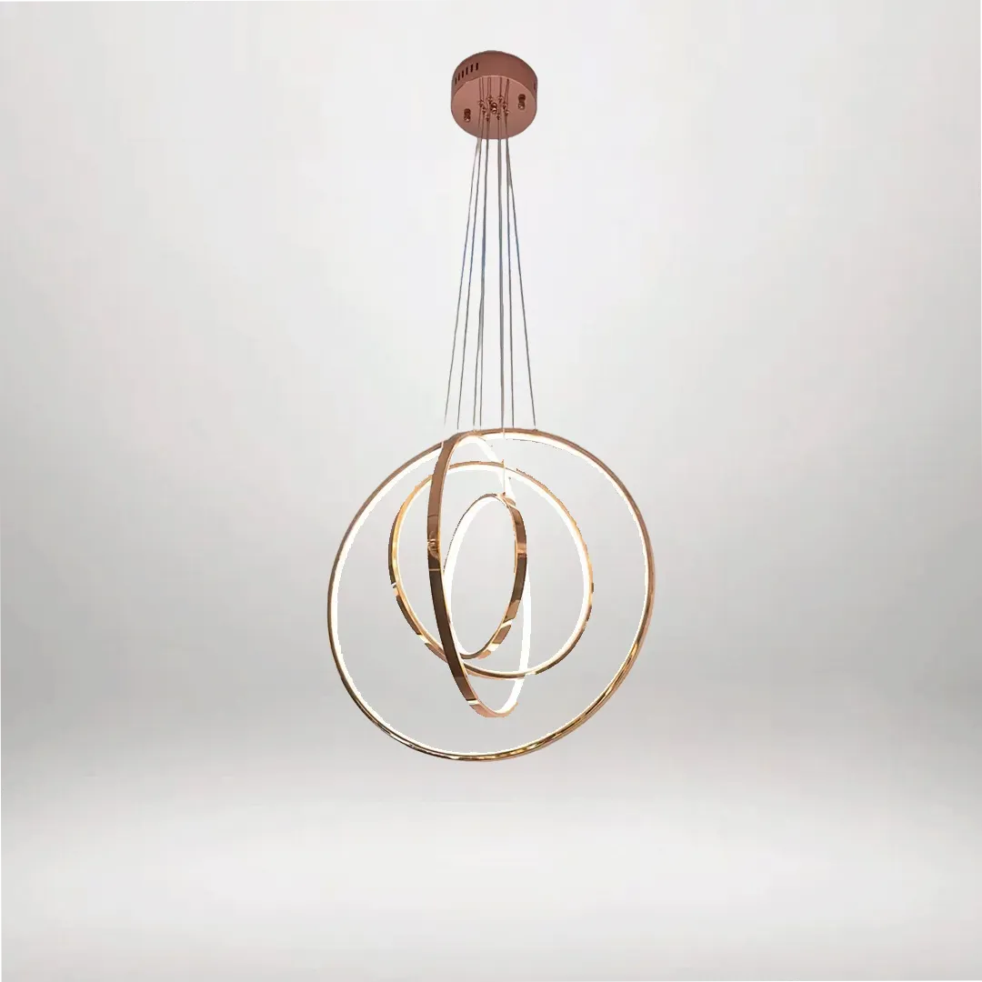 B&B Vertical Rings Hanging Lights - Bliss and Birch