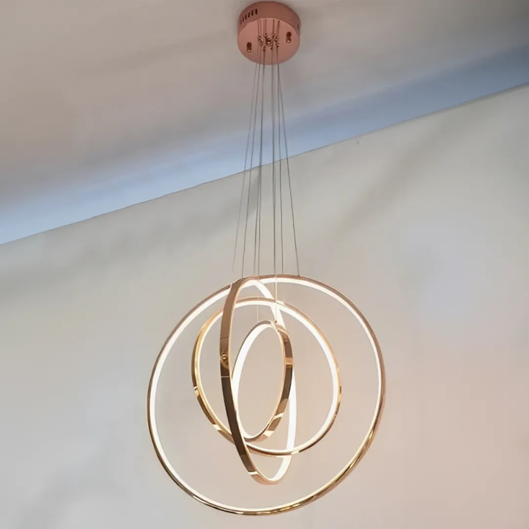 B&B Vertical Rings Hanging Lights - Bliss and Birch