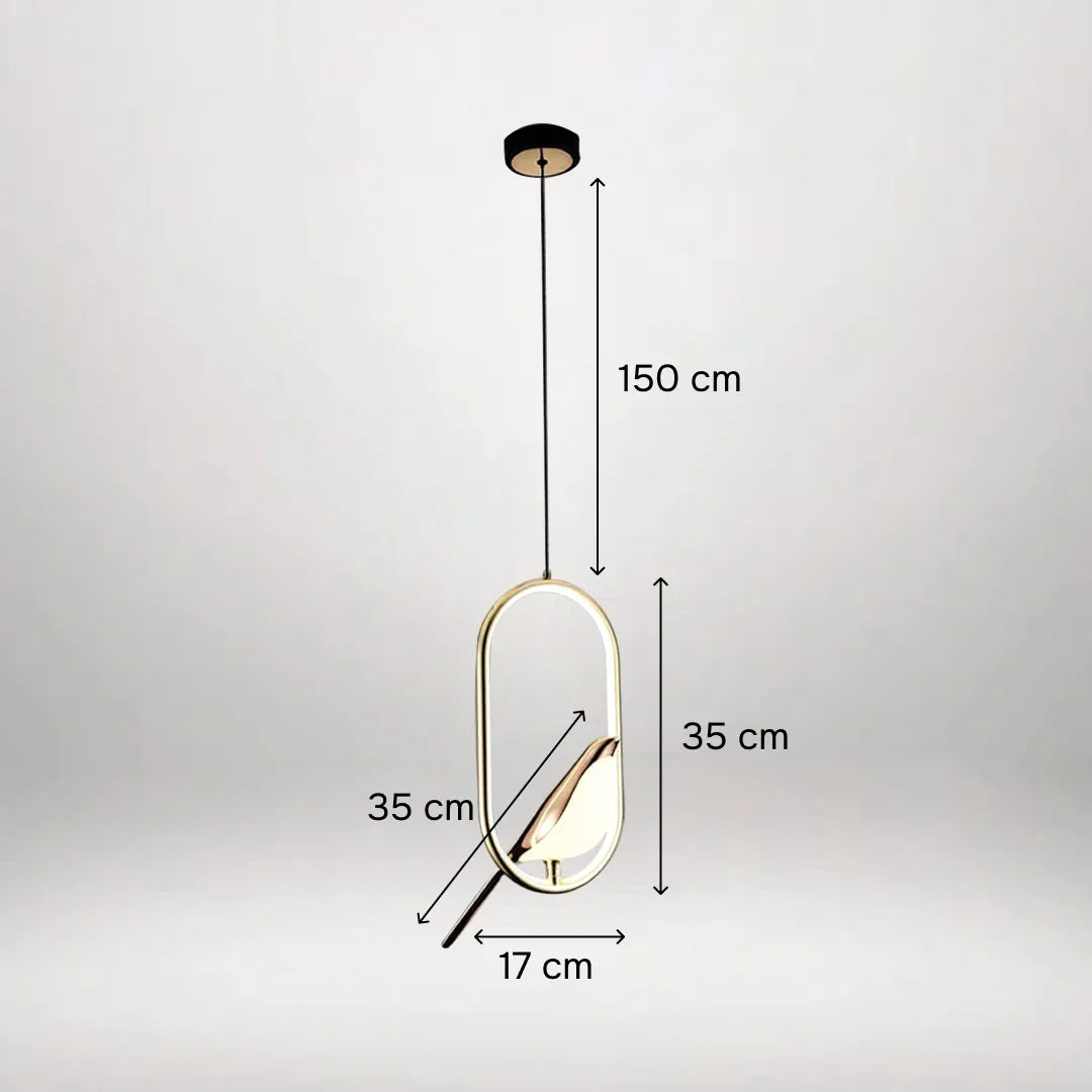 B&B Bird Hanging Light - Bliss and Birch