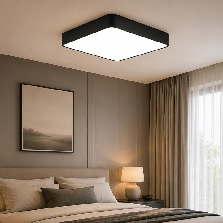 B&B LumoSquare Modern Square LED Ceiling Light - Bliss and Birch