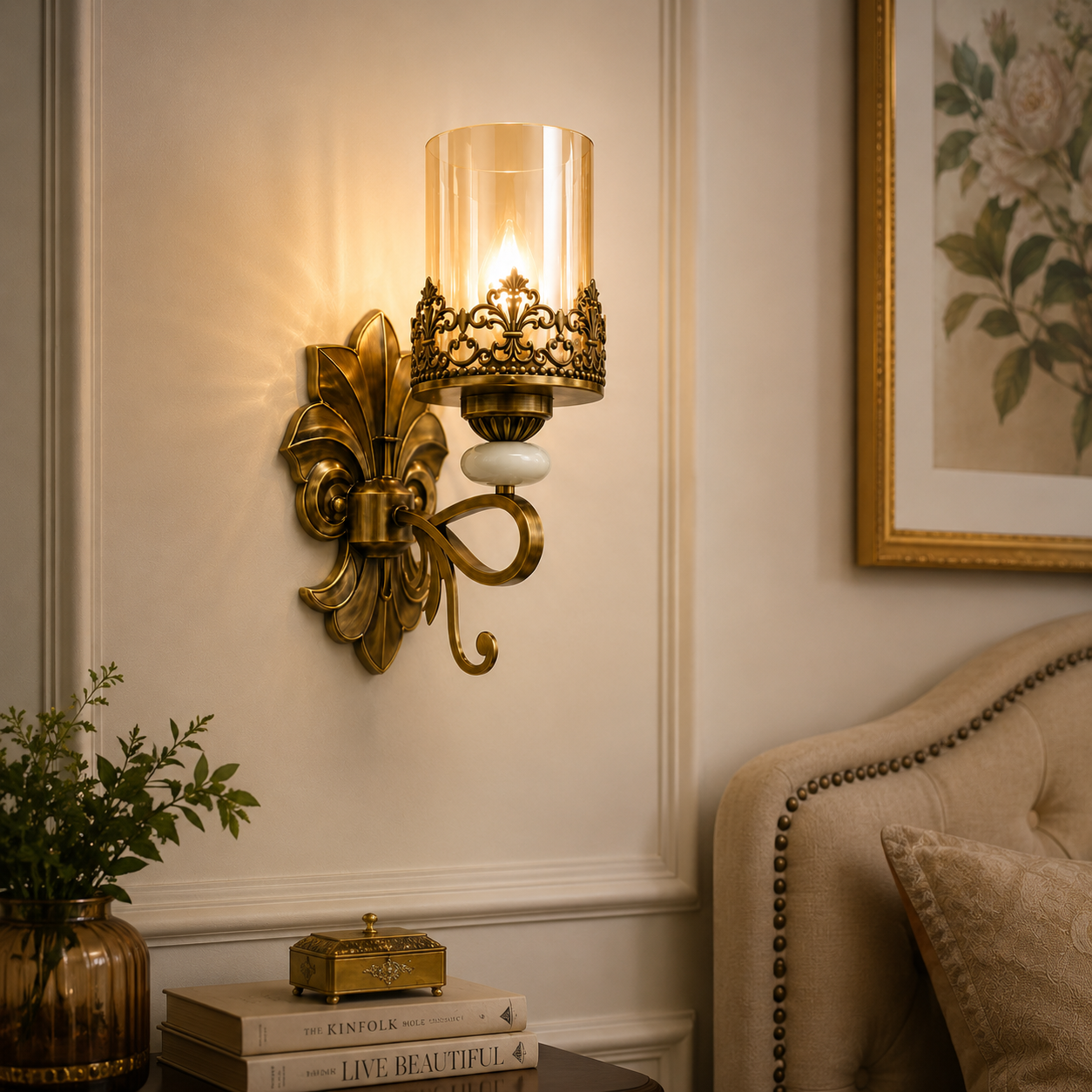 B&B Antique Style Wall Sconce Lamp (Pack of 2)