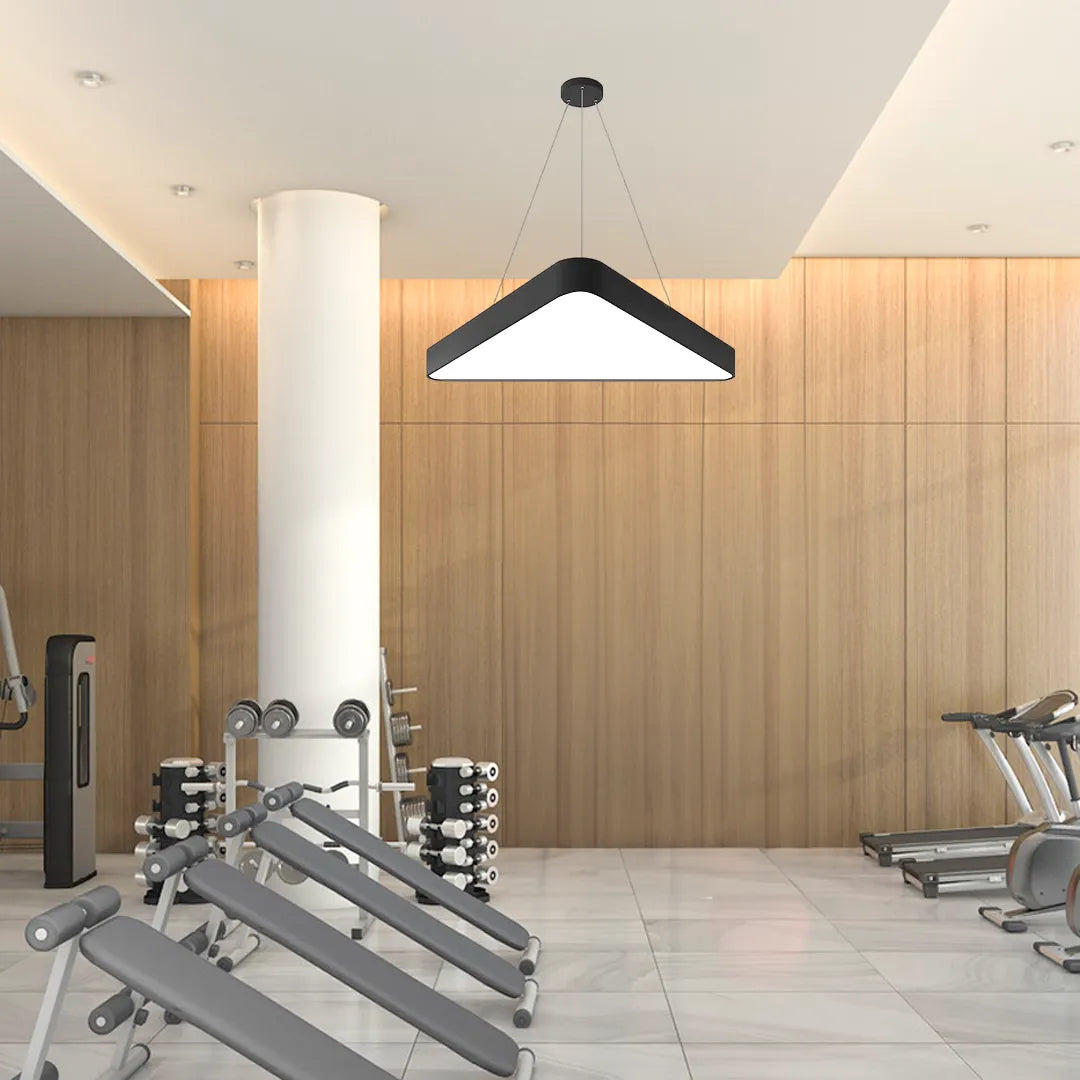 B&B TriLux – Modern Triangle LED Pendant Light