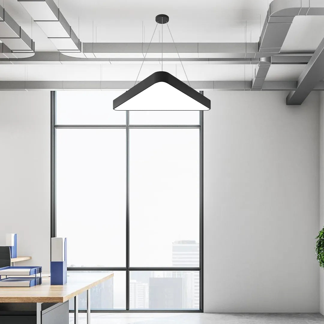 B&B TriLux – Modern Triangle LED Pendant Light