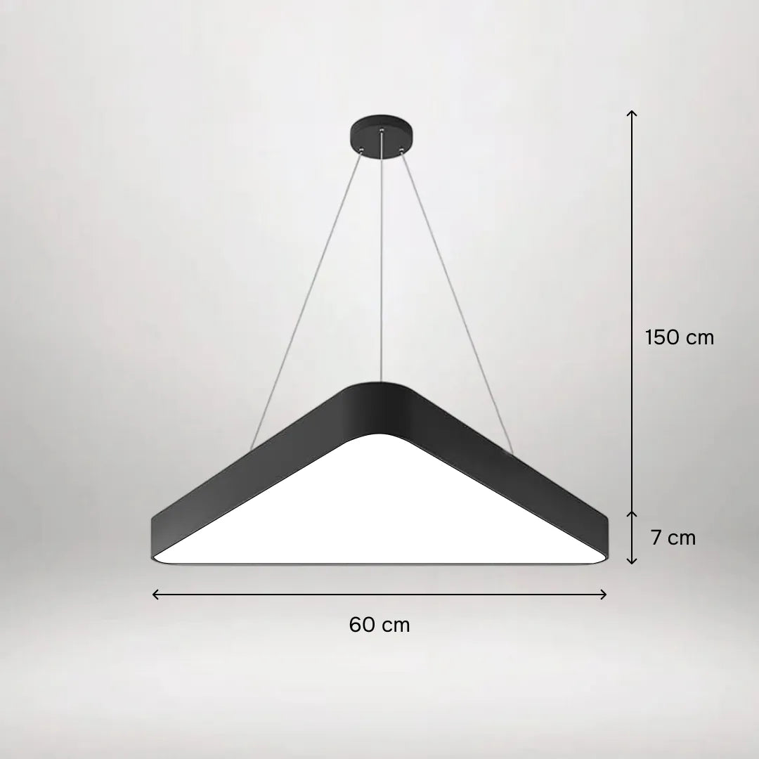 B&B TriLux – Modern Triangle LED Pendant Light