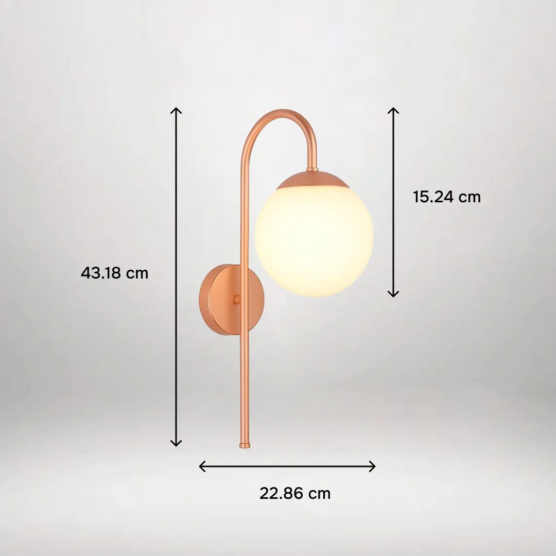 B&B Sconce Bedroom Wall Lamp - Bliss and Birch