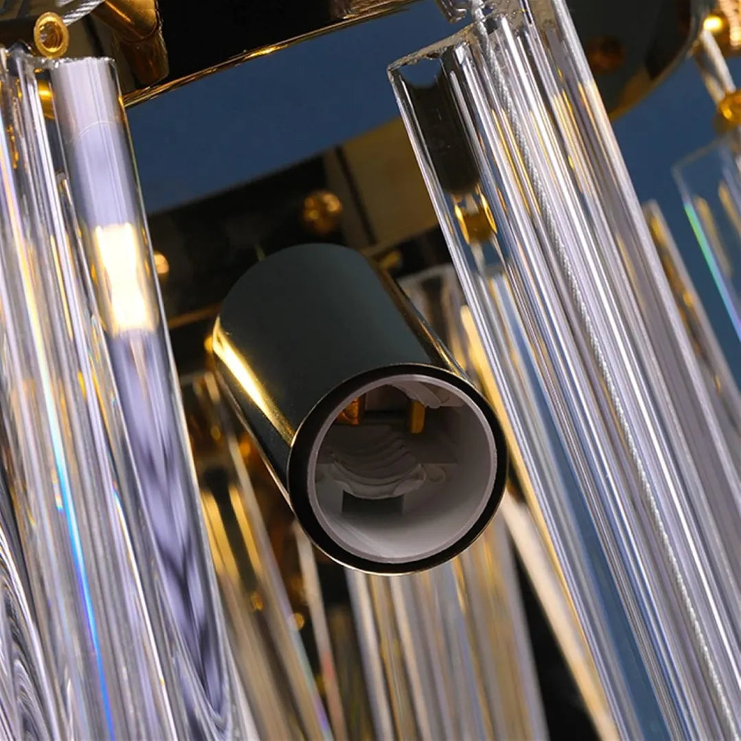 B&B Single Head Glass Lampshade Wall Sconce - Bliss and Birch