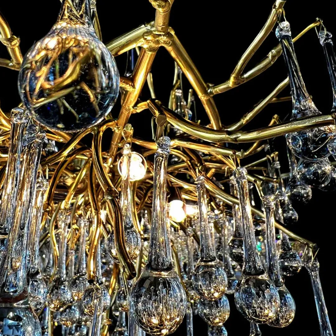 B&B Tree Branch Crystal Chandelier - Bliss and Birch