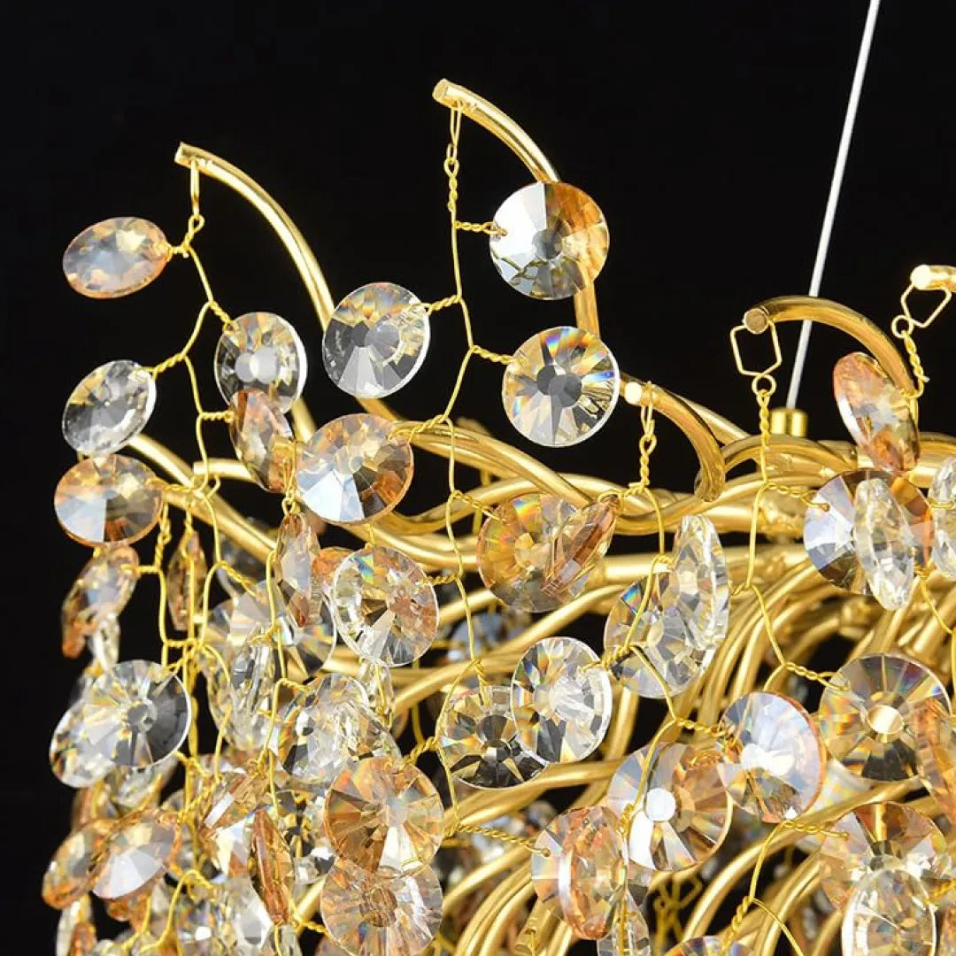 B&B Willow Crystal Branch Chandelier - Bliss and Birch