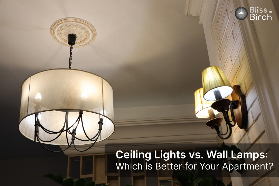 Ceiling Lights vs. Wall Lamps: Which is Better for Your Apartment? – Bliss & Birch Luxury Lighting Guide