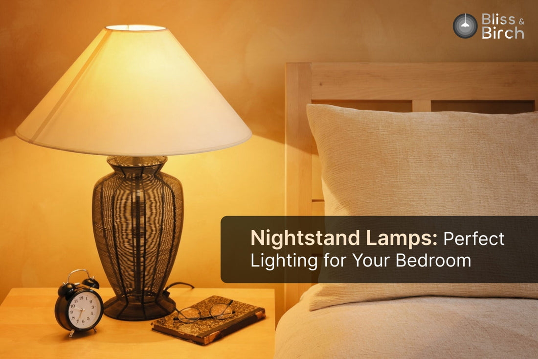 Nightstand Lamps: Perfect Lighting for Your Bedroom – Bliss & Birch Luxury Lighting Guide