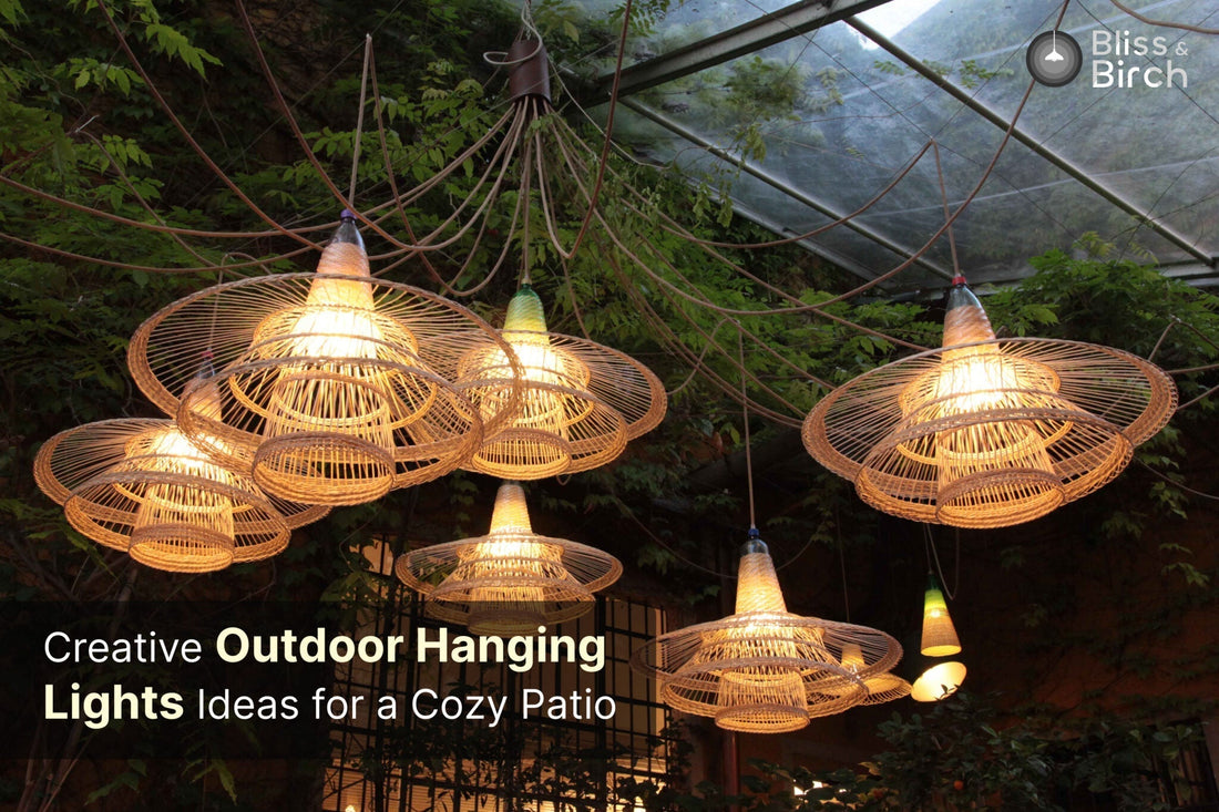 Creative Outdoor Hanging Lights Ideas for a Cozy Patio – Bliss & Birch Luxury Lighting Guide