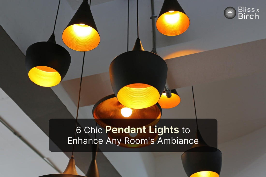 6 Chic Pendant Lights to Enhance Any Room’s Ambiance