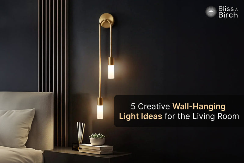 5 Creative Wall-Hanging Light  Ideas for the Living Room
