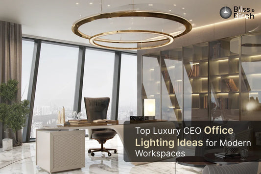 Top Luxury CEO Office Lighting Ideas for Modern Workspaces