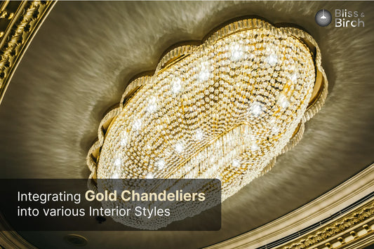Integrating Luxury Gold Chandeliers into Various Interior Styles
