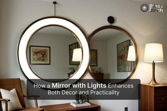 How a Mirror with Lights Enhances Both Decor and Practicality