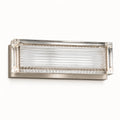 Clear-frame ribbed wall light - hero