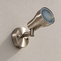 Brushed steel adjustable outdoor wall spotlight - hero