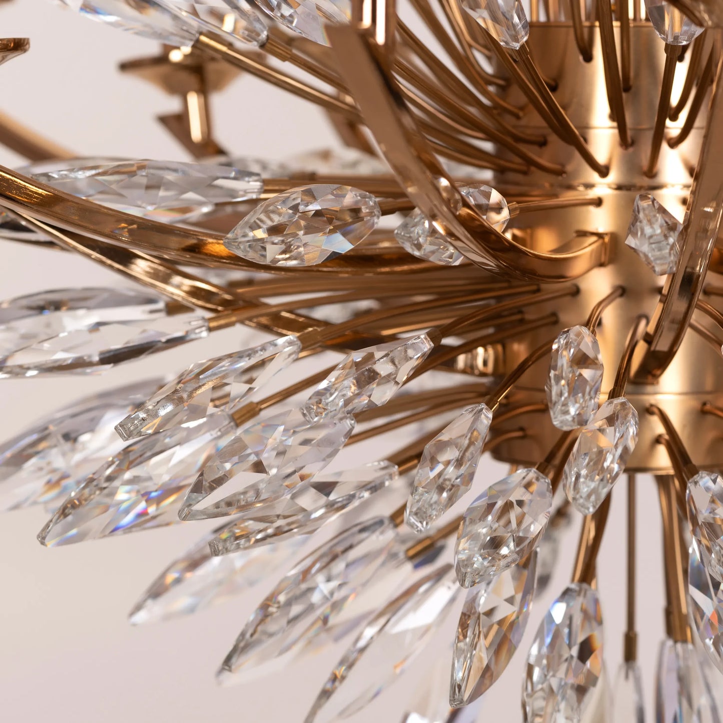 B&B Luxury Crystal Flame Chandelier