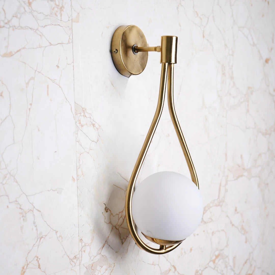 B&B Radiant Reflections Glass Wall Lamp