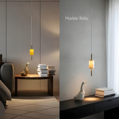 Marble Rollo  Pendant Light - Bliss and Birch