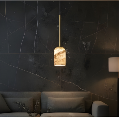 Aethel Marble Pendant Light - Bliss and Birch