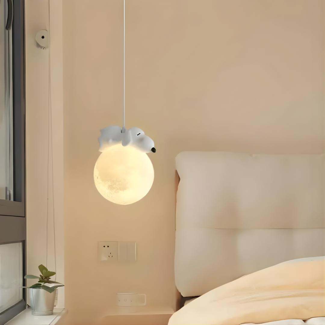 Arctic Glow Polar Bear Pendant (Set of 2) - Bliss and Birch