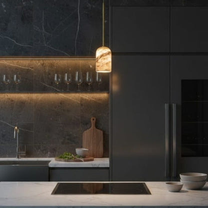 Aethel Marble Pendant Light - Bliss and Birch