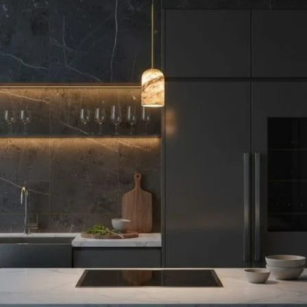 Aethel Marble Pendant Light