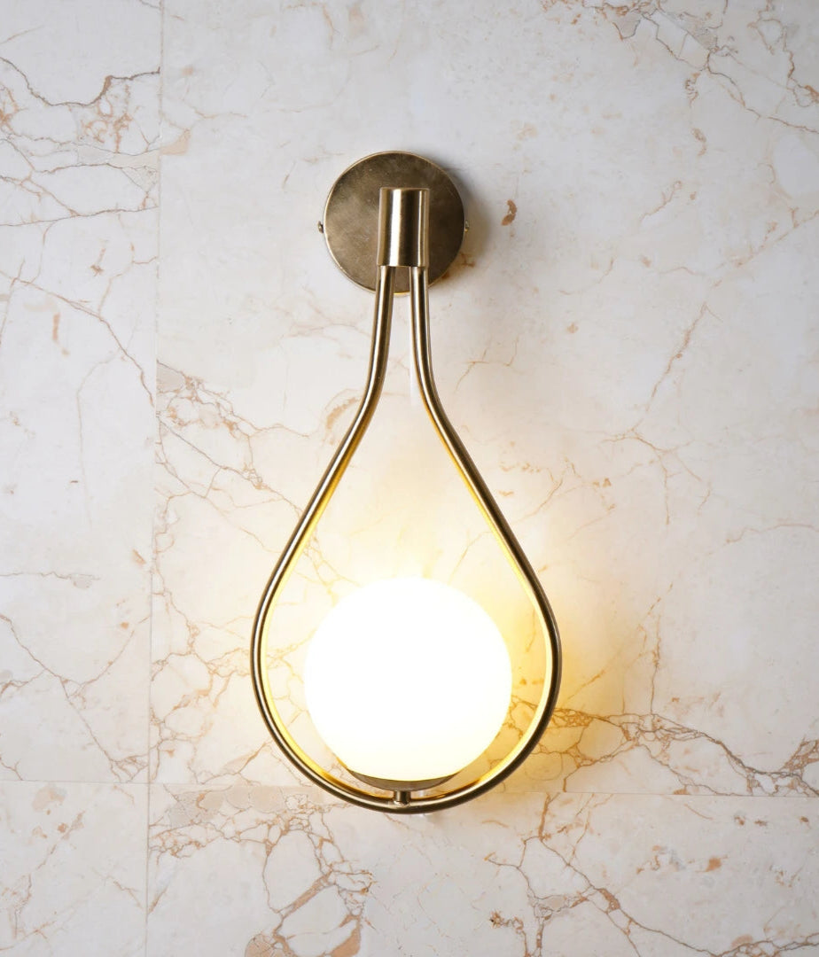 B&B Radiant Reflections Glass Wall Lamp