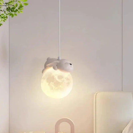 B&B Moonlit Bunny Nap Lamp