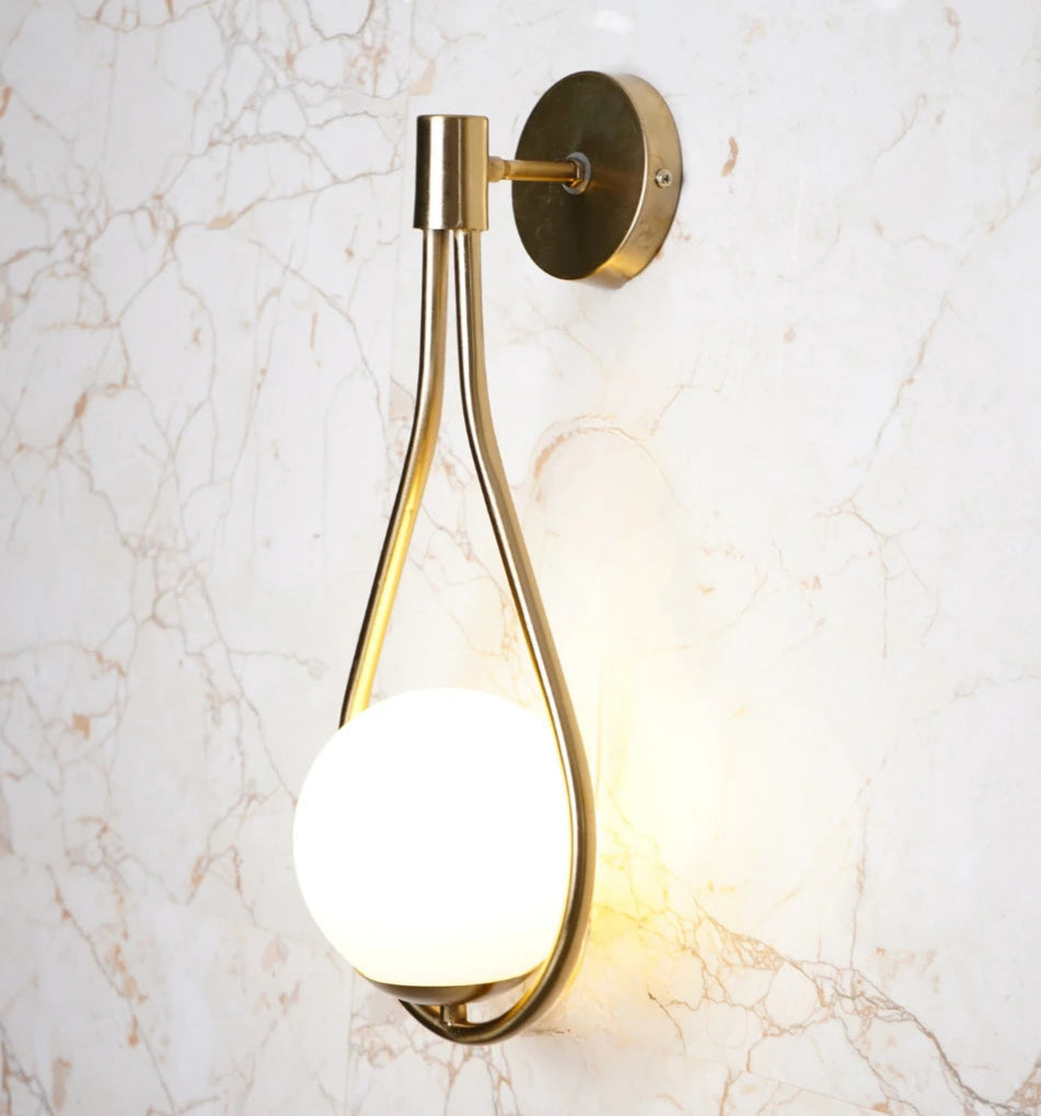 B&B Radiant Reflections Glass Wall Lamp