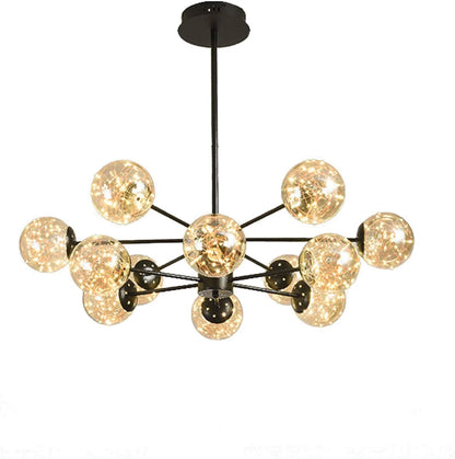 B&B Modern 16 Glass Chandelier - Bliss and Birch
