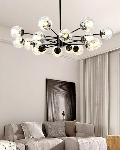 B&B Modern 16 Glass Chandelier - Bliss and Birch