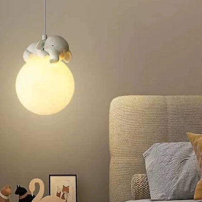 B&B Lunar Elephant Glow Lamp (Pack of 2) - Bliss and Birch