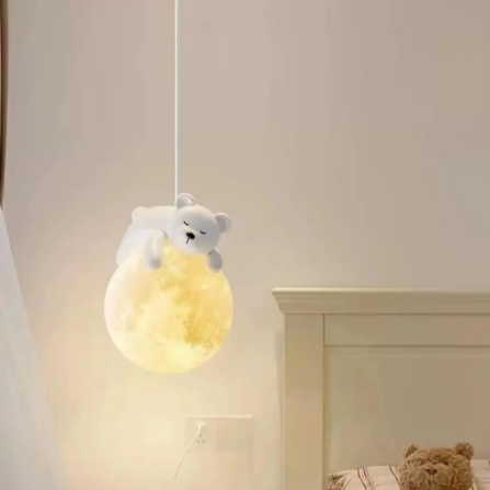B&B Polar Dreams Moon Lamp